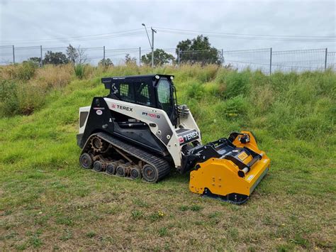 heavy duty flail mulcher for skid steer|best skid steer drum mulcher.